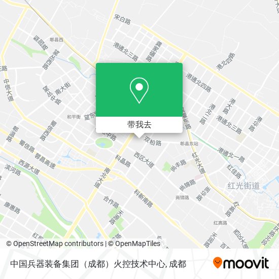 中国兵器装备集团（成都）火控技术中心地图