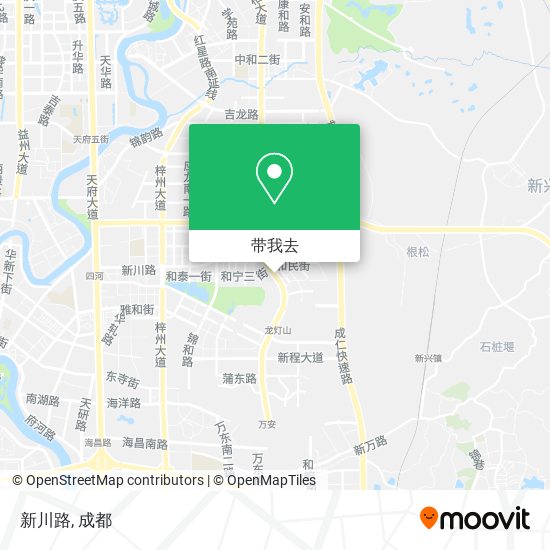 新川路地图