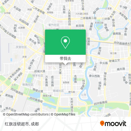 红旗连锁超市地图