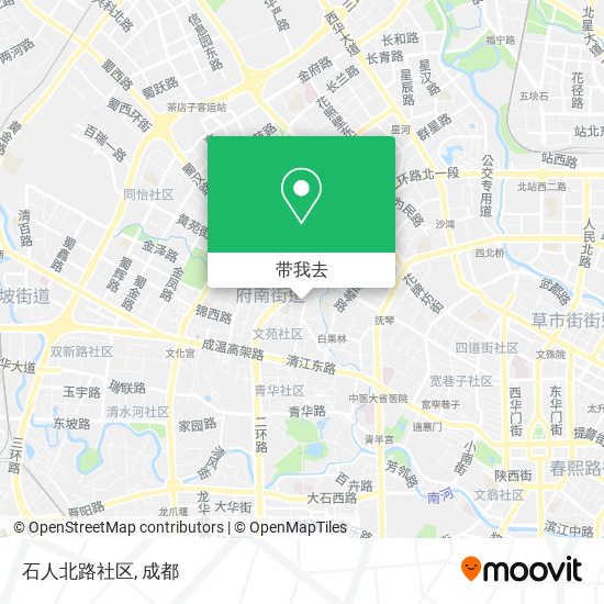 石人北路社区地图