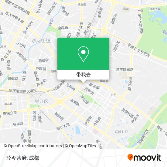 於今茶府地图