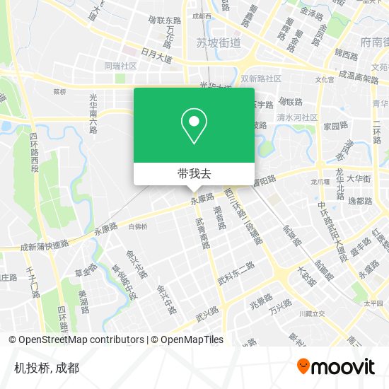 机投桥地图