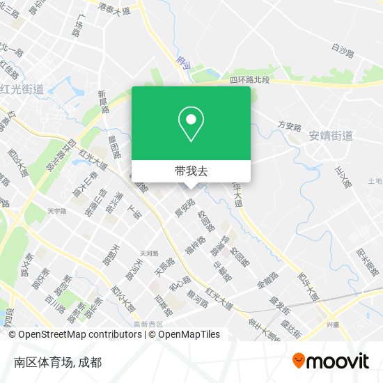 南区体育场地图