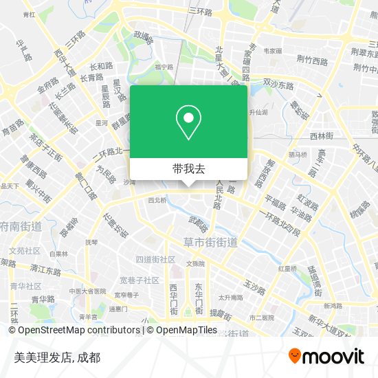 美美理发店地图