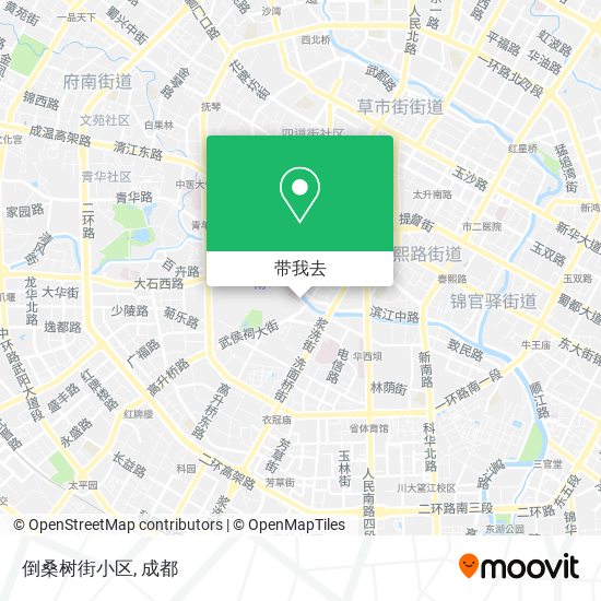 倒桑树街小区地图