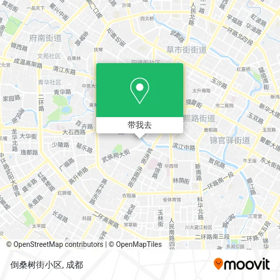 倒桑树街小区地图