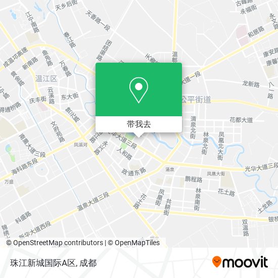 珠江新城国际A区地图