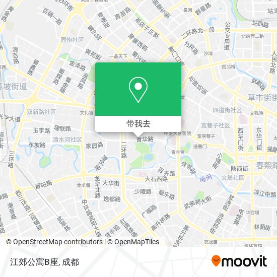 江郊公寓B座地图