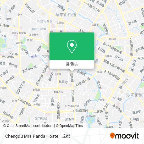 Chengdu Mrs Panda Hostel地图