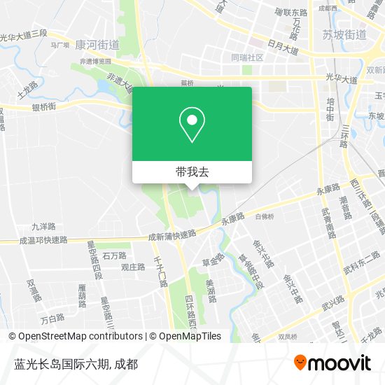 蓝光长岛国际六期地图