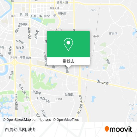 白麓幼儿园地图