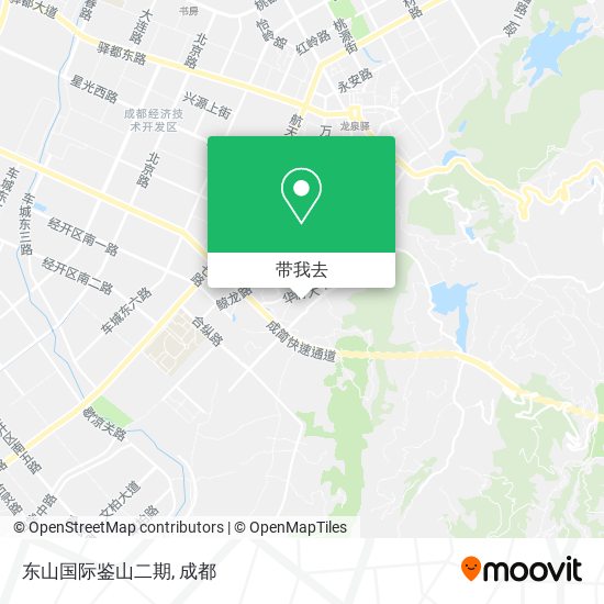 东山国际鉴山二期地图