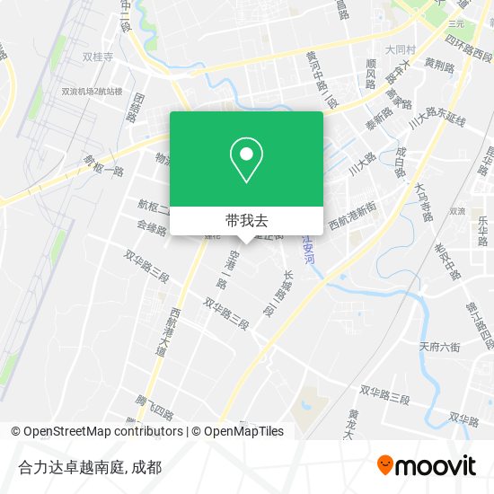 合力达卓越南庭地图