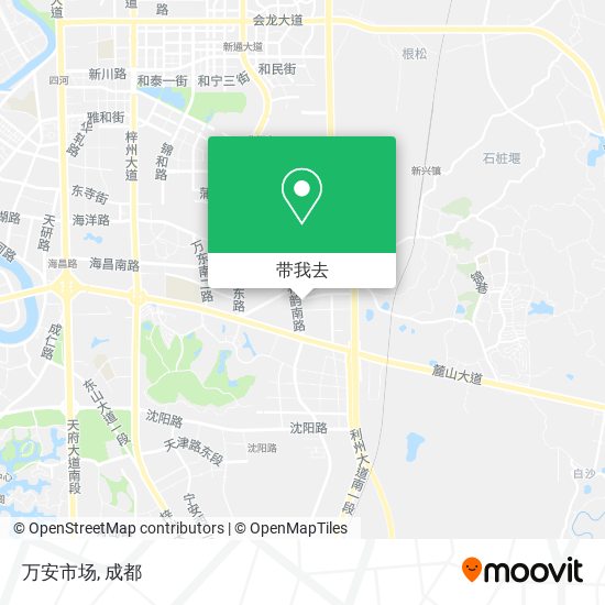 万安市场地图