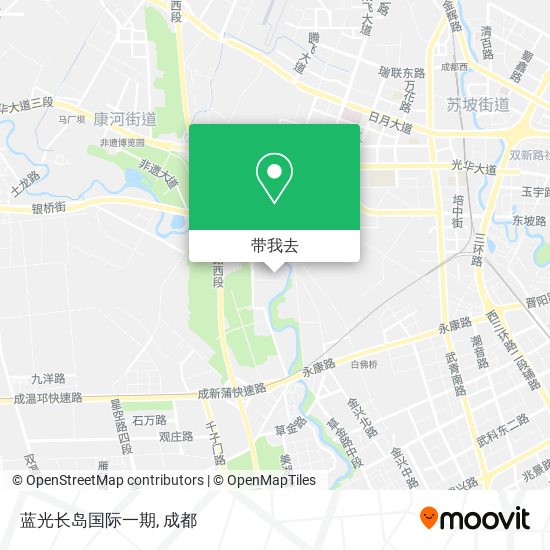 蓝光长岛国际一期地图