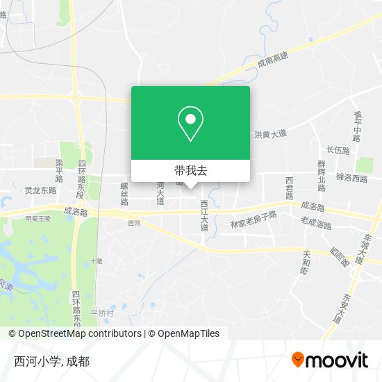 西河小学地图