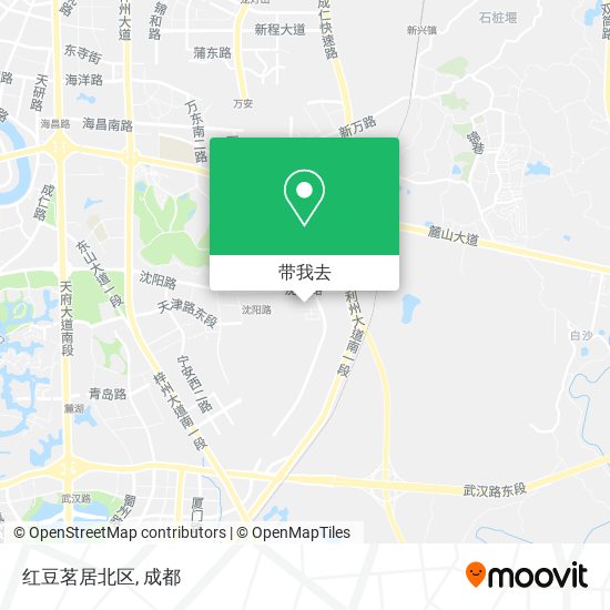 红豆茗居北区地图