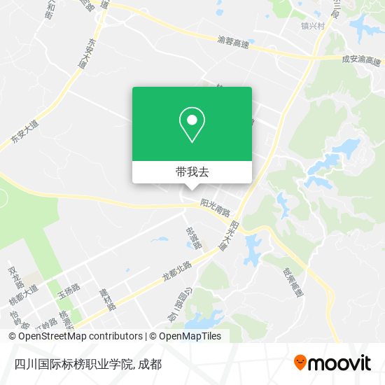 四川国际标榜职业学院地图