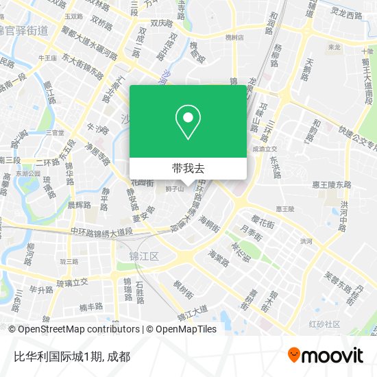 比华利国际城1期地图