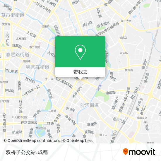双桥子公交站地图