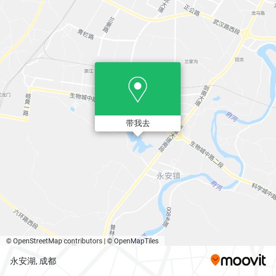 永安湖地图