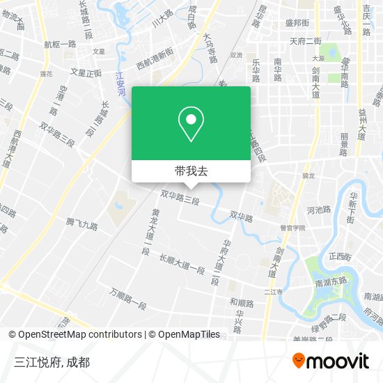 三江悦府地图