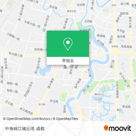 中海锦江城云璟地图
