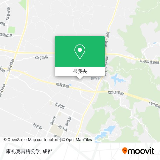 康礼克雷格公学地图