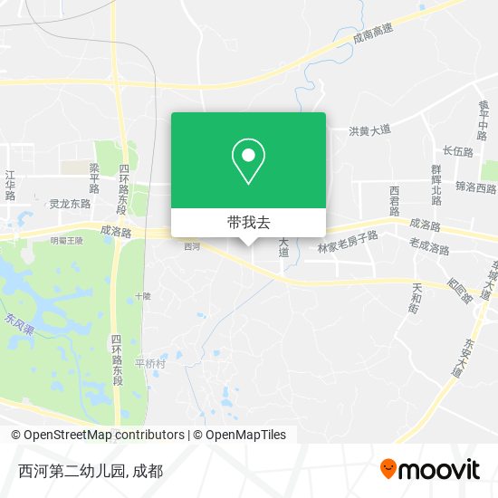 西河第二幼儿园地图