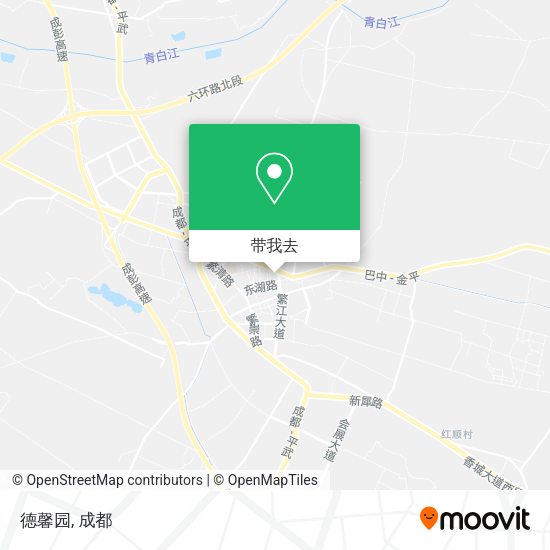 德馨园地图