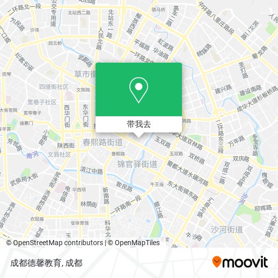 成都德馨教育地图