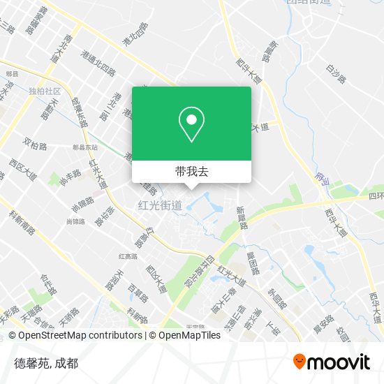 德馨苑地图