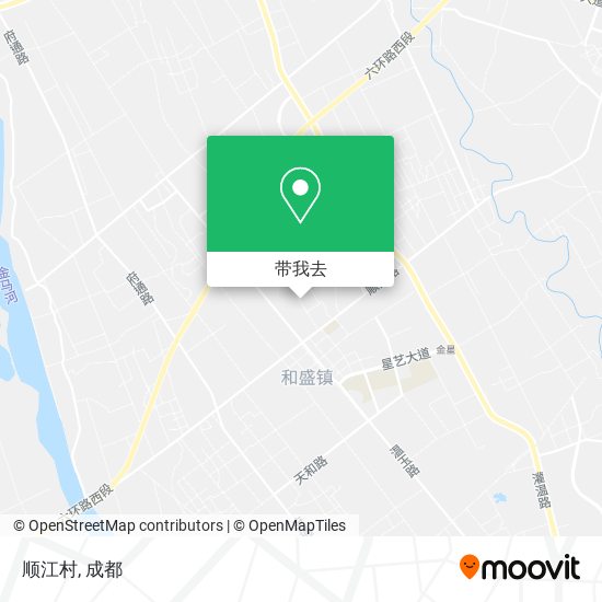 顺江村地图