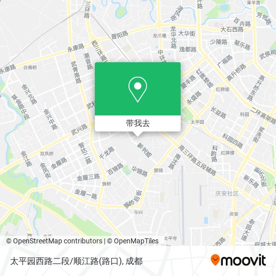 太平园西路二段/顺江路(路口)地图