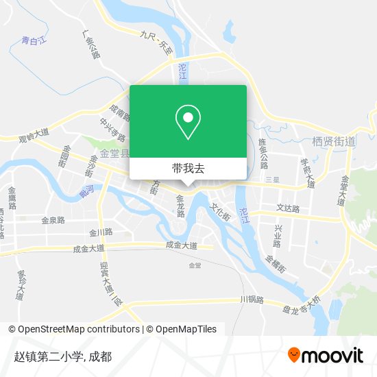 赵镇第二小学地图