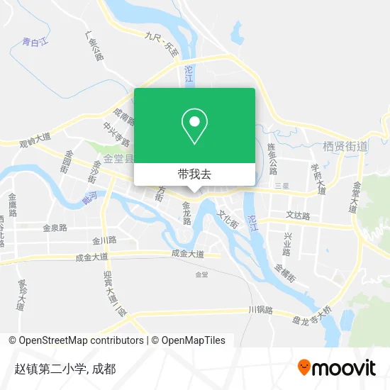 赵镇第二小学地图