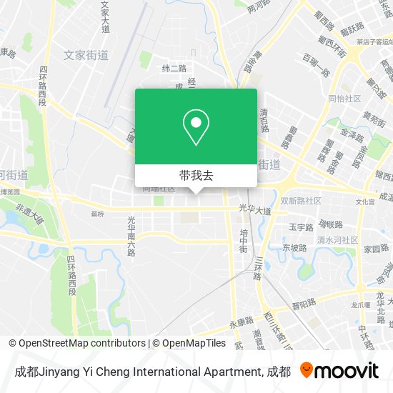 成都Jinyang Yi Cheng International Apartment地图