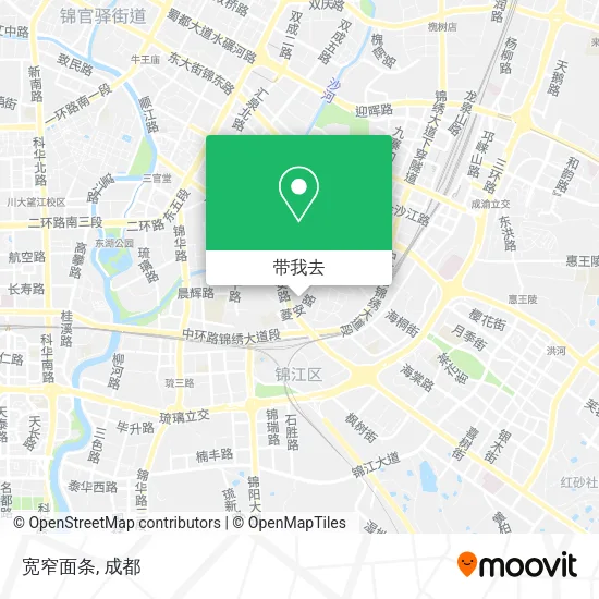 宽窄面条地图