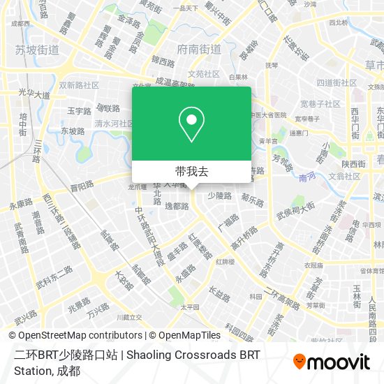 二环BRT少陵路口站 | Shaoling Crossroads BRT Station地图