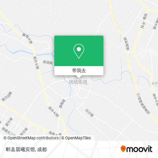郫县晨曦宾馆地图