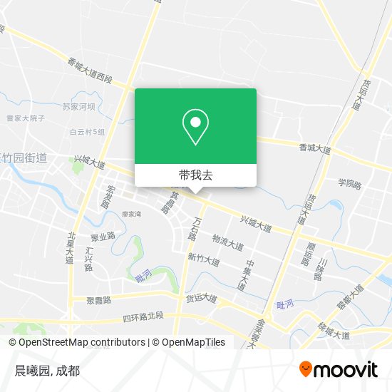 晨曦园地图