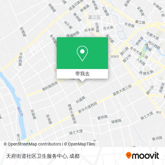 天府街道社区卫生服务中心地图