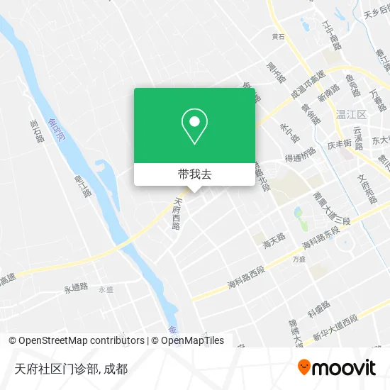天府社区门诊部地图