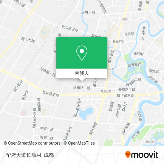 华府大道长顺村地图