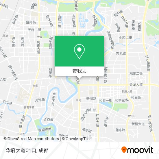 华府大道C1口地图