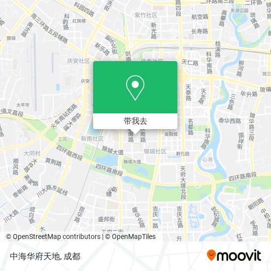 中海华府天地地图