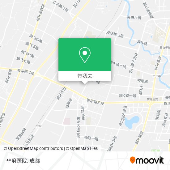 华府医院地图