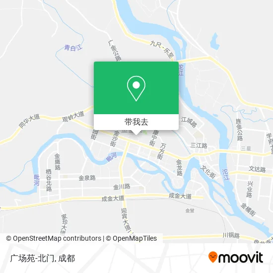 广场苑-北门地图
