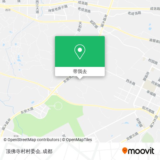 顶佛寺村村委会地图