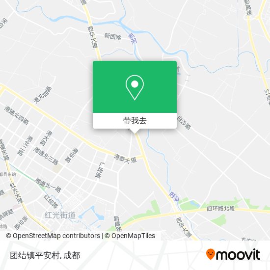 团结镇平安村地图